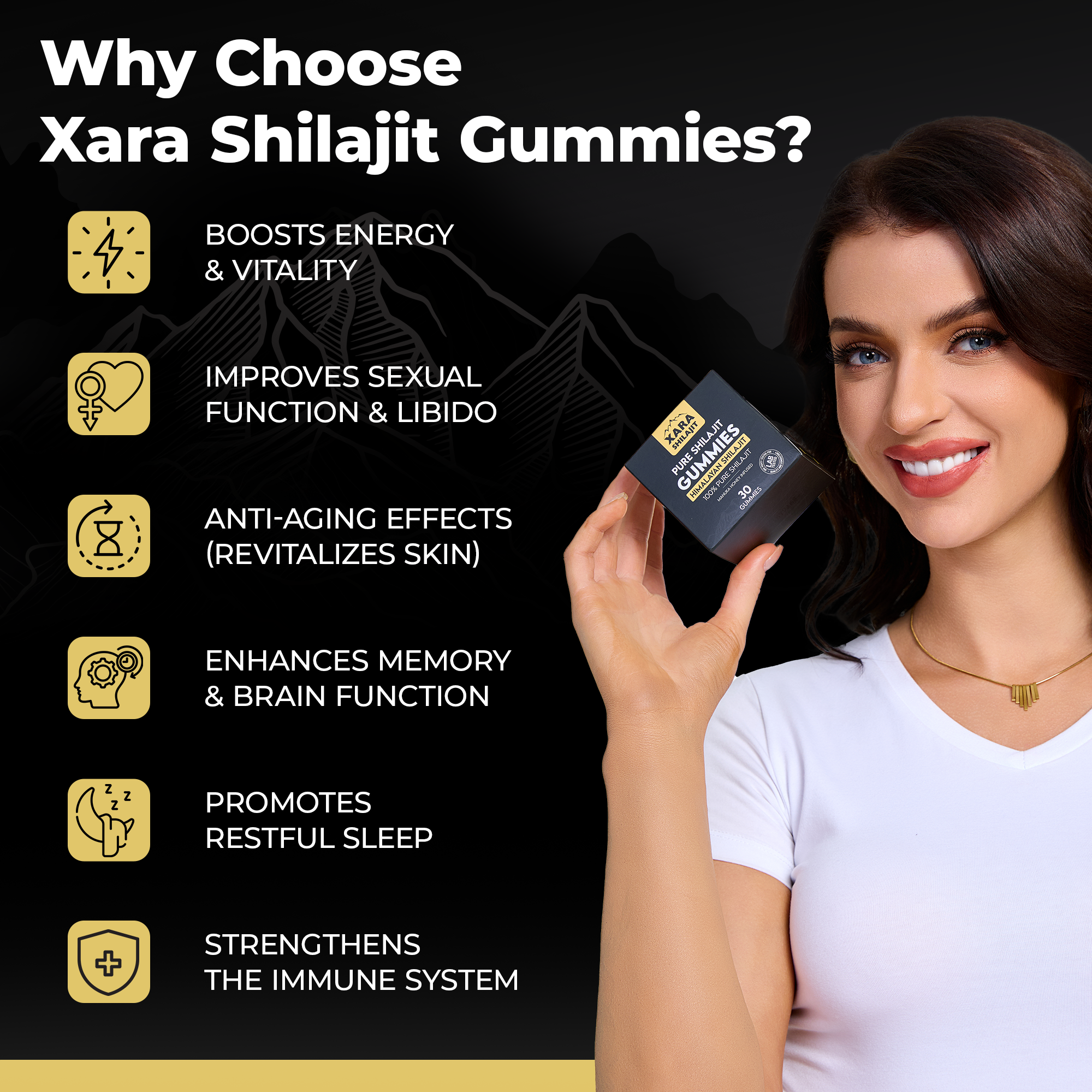 xarashilajit™ Pure Shilajit Gummies
