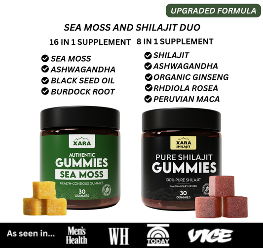Ultimate Gummy Duo shilajit + sea moss bundle