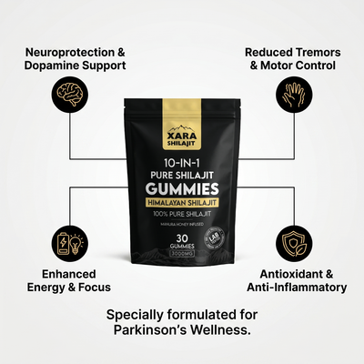 XARA SHILAJIT® Pure Shilajit Brain and nerve formula
