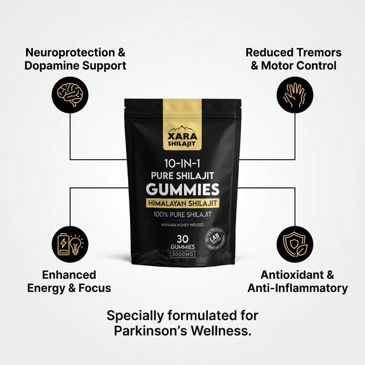 XARA SHILAJIT® Pure Shilajit Brain and nerve formula