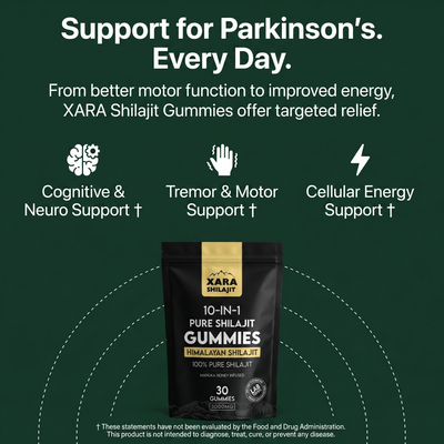 XARA SHILAJIT® Pure Shilajit Brain and nerve formula