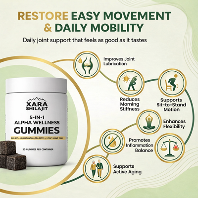 Sea Moss Alpha 5-In-1 Gummies Wellness Gummies For Joint Comfort & Mobility