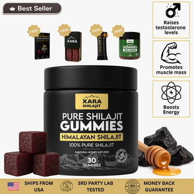 XARA SHILAJIT® Pure Shilajit Gummies BOGO
