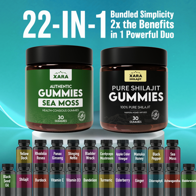 Ultimate Gummy Duo shilajit + sea moss bundle