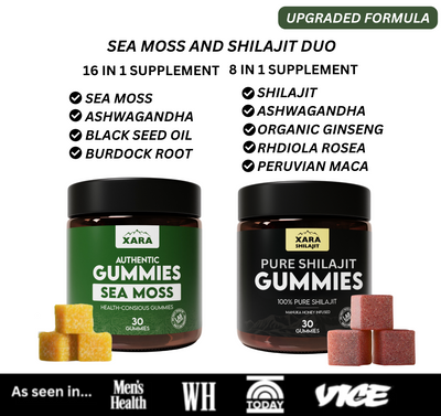 Ultimate Gummy Duo shilajit + sea moss bundle