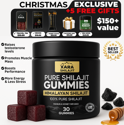 XARA SHILAJIT® Pure Shilajit Gummies (Prostate Health Support)
