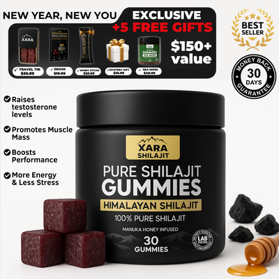 XARA SHILAJIT® Pure Shilajit Gummies BOGO