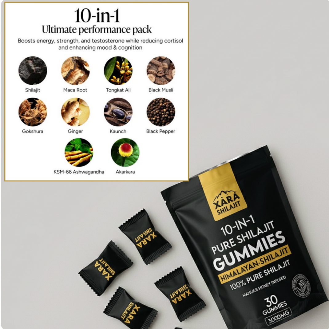 XARA SHILAJIT® Pure Shilajit wellness formula