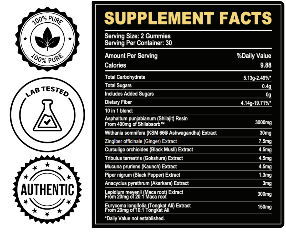 XARA SHILAJIT® Pure Shilajit wellness formula