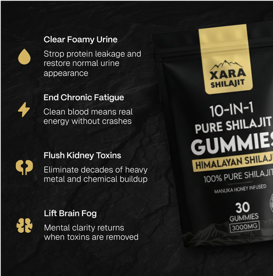 XARA SHILAJIT® Pure Shilajit Gummies Kidney support