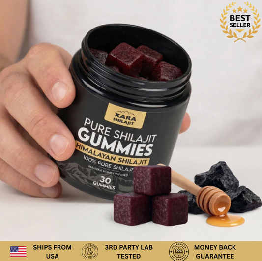 XARA SHILAJIT® Pure Shilajit Gummies BOGO