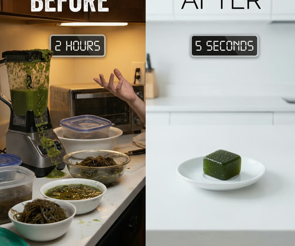 Green Apple Gummies Vs. 2 Hours Of Fishy Sea Moss Prep