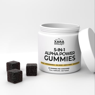 Xarashilajit® 5in1 Alpha wellness gummies