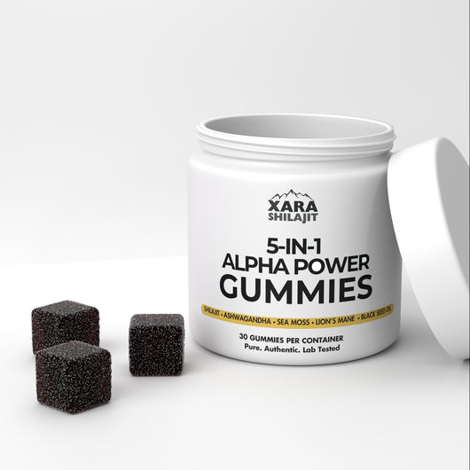 Xarashilajit® 5in1 Alpha wellness gummies